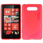 Cover fra S-Line til Lumia 820 (Rød)